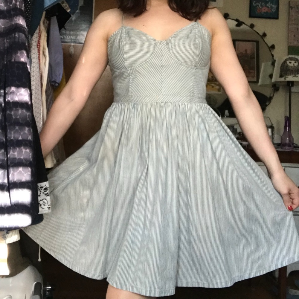 Free People Striped Sundress